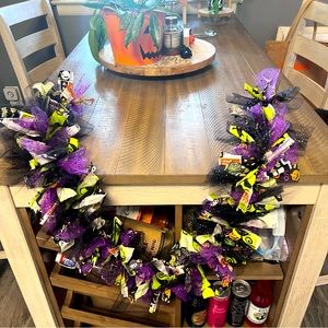 Halloween rag garland